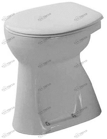 Приставной унитаз напольный Белый Duravit Duraplus Германия sun-id-1378108
