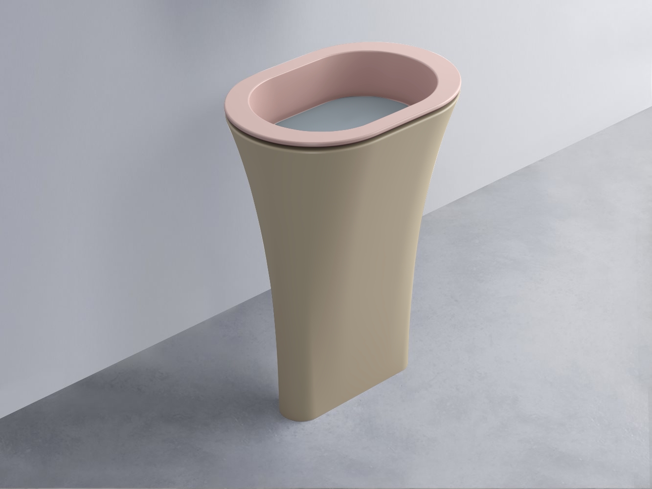 AMLA65-CP+AMPILO-BR+AMCOLO-AV Раковина Amedeo Ovale отдельностоящая cielo Enjoy + Amedeo Ceramica Cielo
