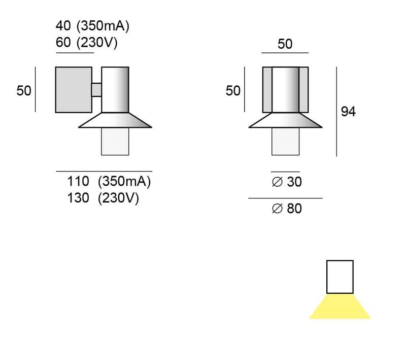 Алюминиевый светодиодный наружный настенный светильник BEL-LIGHTING Fanari ARCH-00103146 - Вид №3