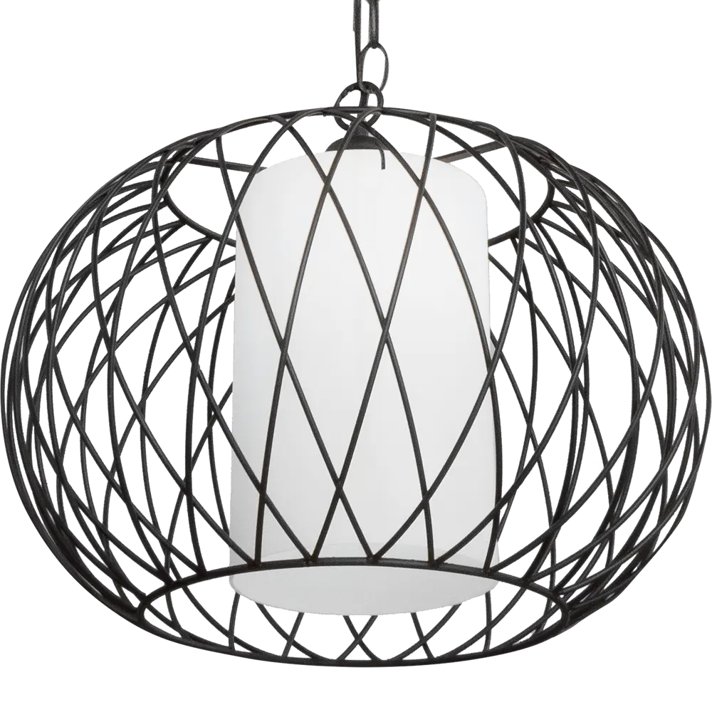 Светильник Globo 1xE27x60 Вт, 40 см, цвет чёрный 18737799 STLM-2059938  - Вид №1
