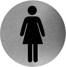 PS0002CS Знак женского туалета mediclinics 