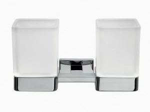 INDA® Двойной держатель зубных щеток из матового стекла Lea A1810f
