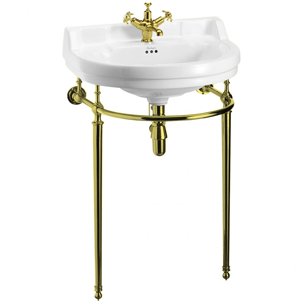 B7 2TH, T25A GOL Напольная раковина стоящая овальная Burlington Gold - Вид №1