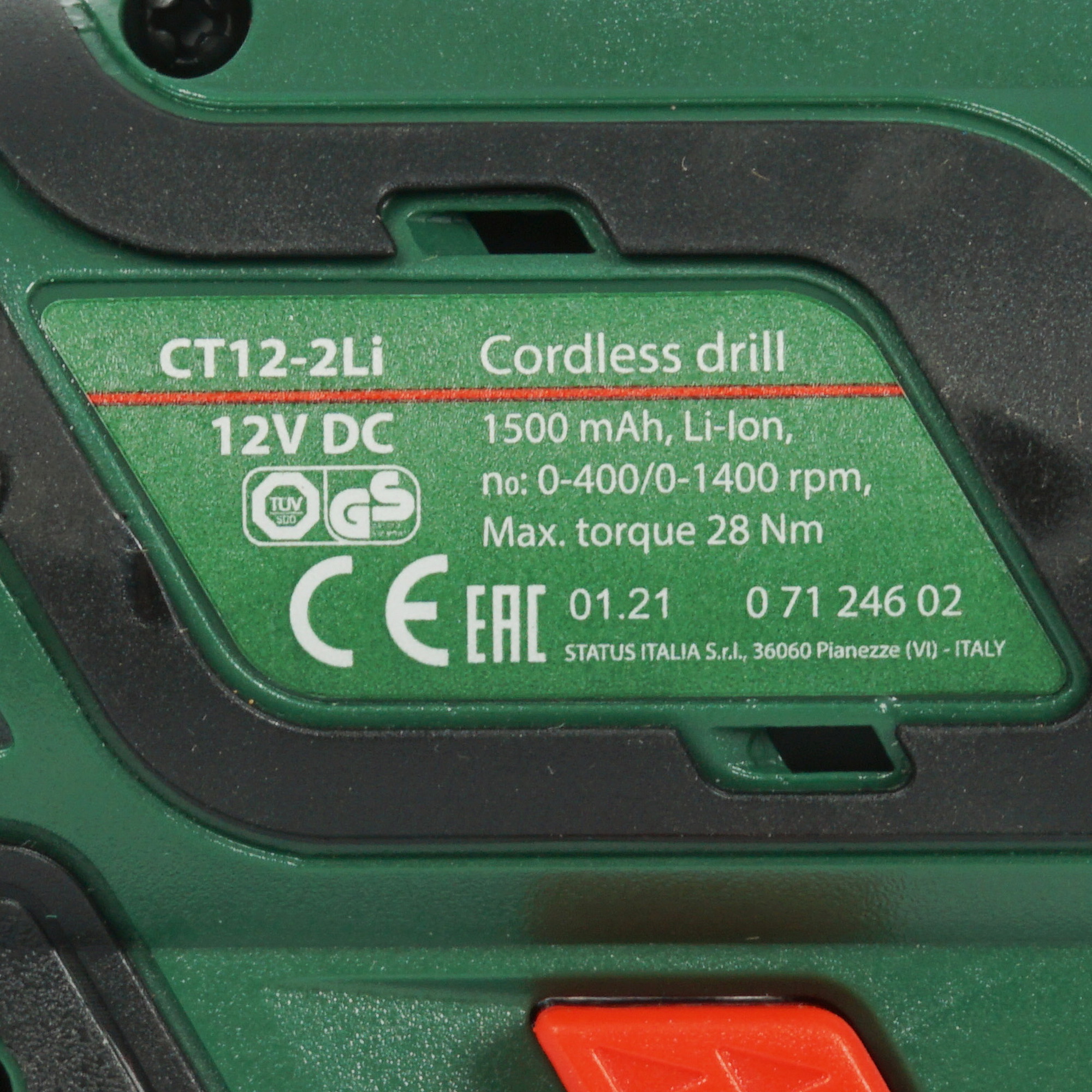 Дрель-шуруповерт STATUS CT12-2Li 9903571 STDN-0088467 - Вид №2