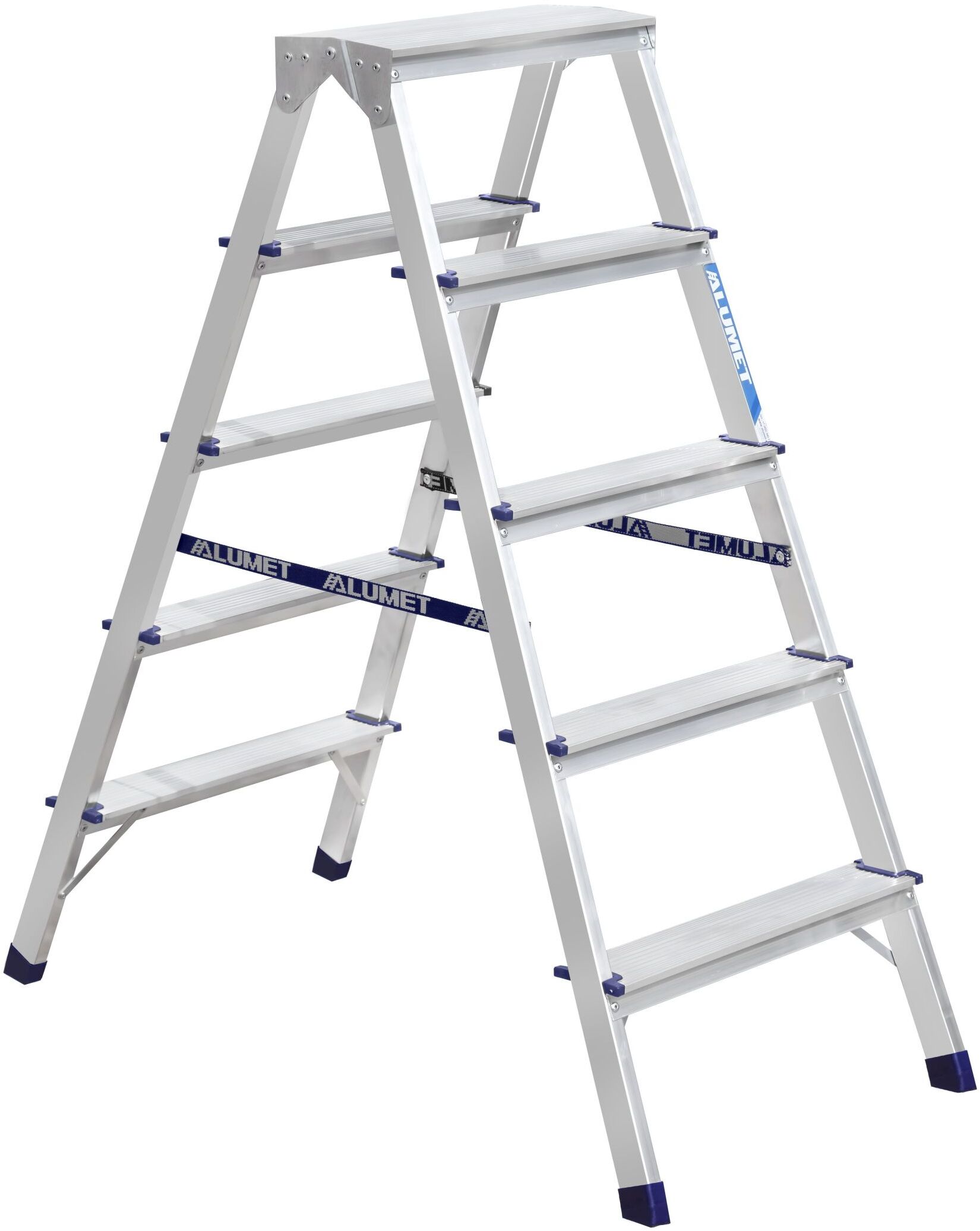 Стремянка алюминиевая двухсторонняя AD 7205