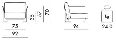 Съемное садовое кресло Sunbrella® Kartell POP OUTDOOR ARCH-00123582 - Вид №28