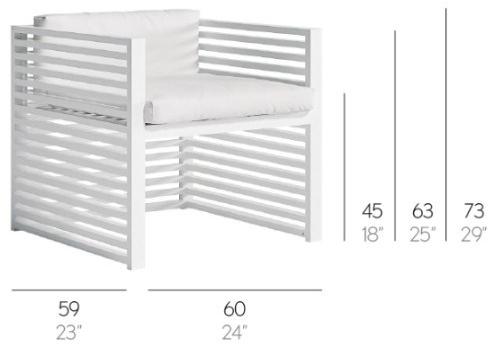 GANDIABLASCO Мягкое садовое кресло с подлокотниками Dna sun-id-1407057 - Вид №6