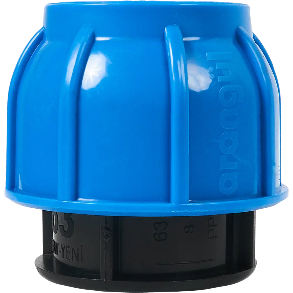 Заглушка цанговая Политэк 63 мм для труб ПНД 82382764 STLM-1452843 - Вид №1