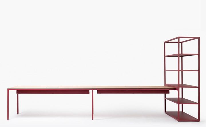 ONDARRETA Книжный шкаф из металла / письменный стол Dry sun-id-1350383 - Вид №8