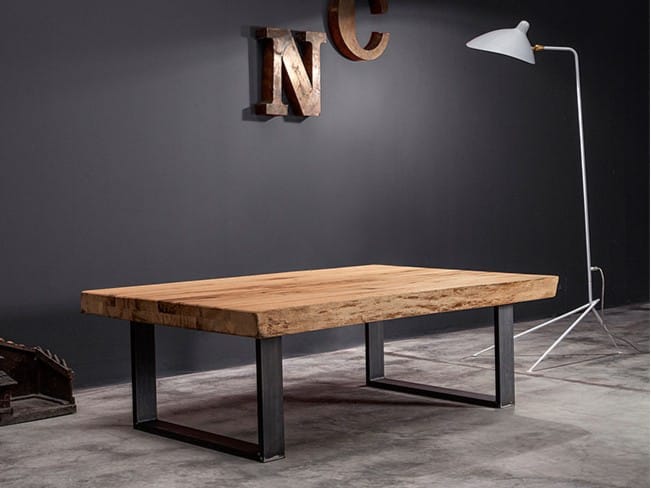 Прямоугольный журнальный столик из массива дерева Devina Nais ARCH-00054763 - Вид №1