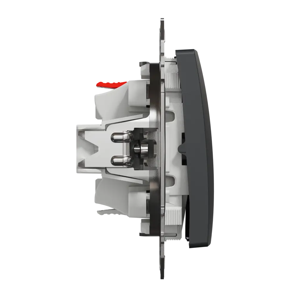 Переключатель встраиваемый Systeme Electric Sedna Design 1 клавиша, цвет антрацит Sedna Design Elements STLM-2136422 - Вид №3