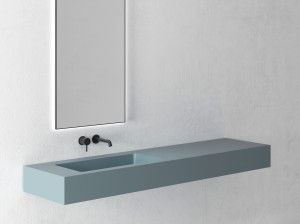 Прямоугольная подвесная раковина из композитного материала