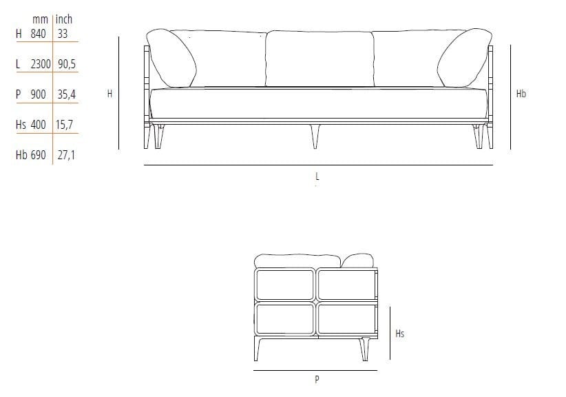 Ткань диван Wiener GTV Design PROMENADE ARCH-00001705 - Вид №5
