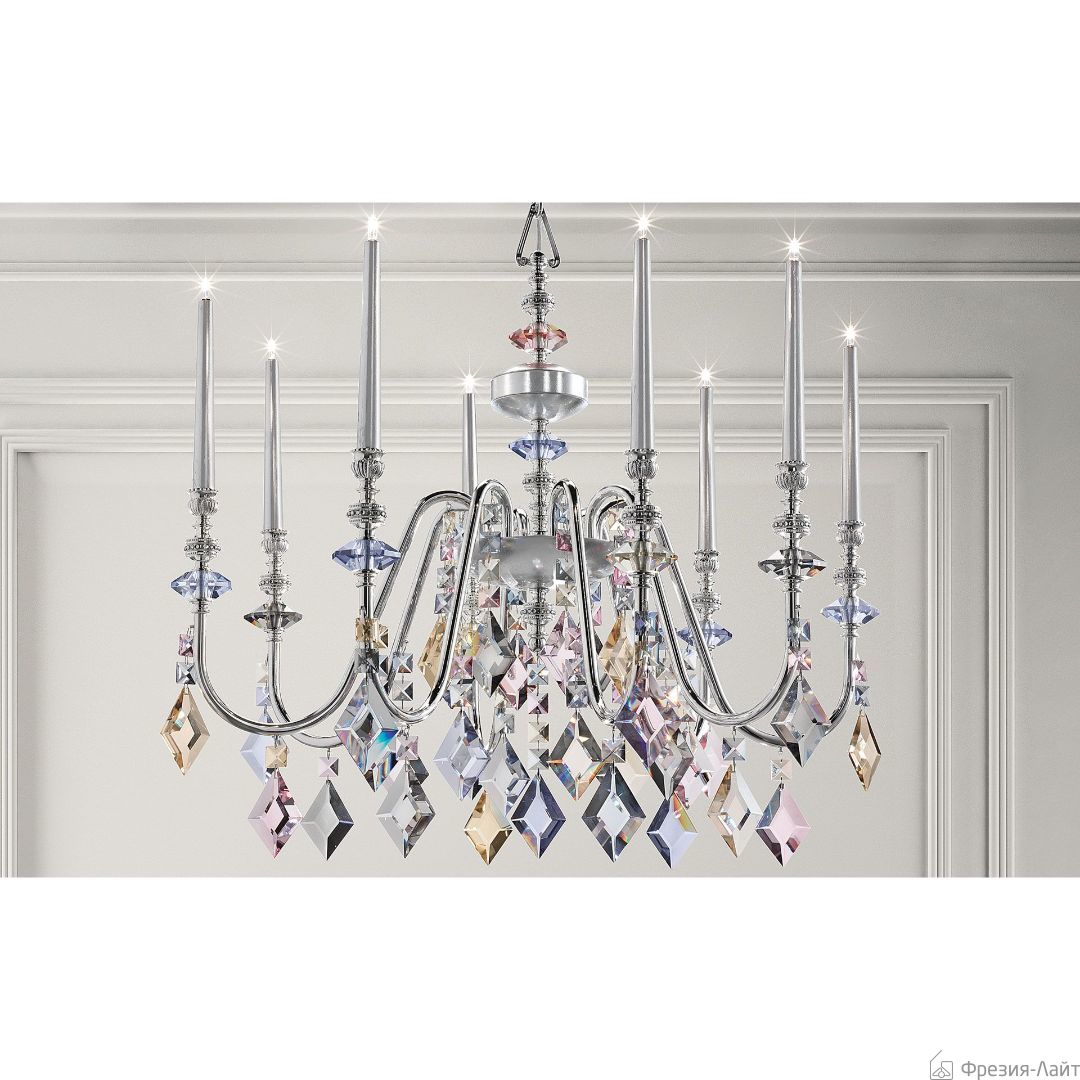 Masiero CHIC 12 F02 Fog. argento люстра подвесная 114244