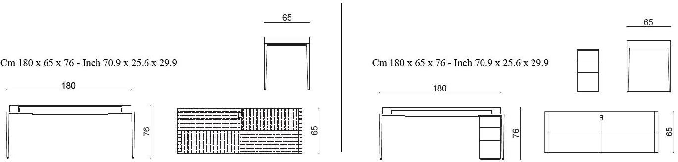 HUGUES CHEVALIER Прямоугольный стол Saint-germain sun-id-1374282 - Вид №2