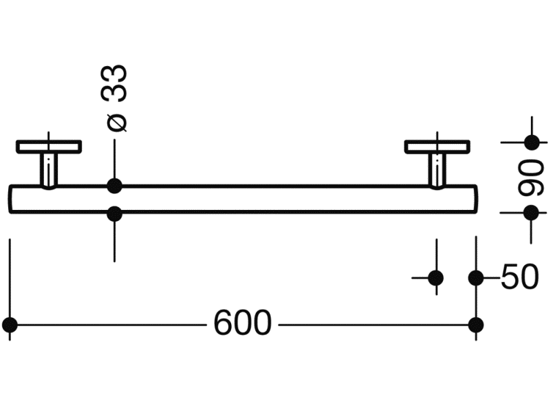 950.36.13099 ручка для захвата HEWI System 800 K  - Вид №12