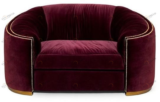 BRABBU Бархатное кресло с подлокотниками Wales sun-id-1430187