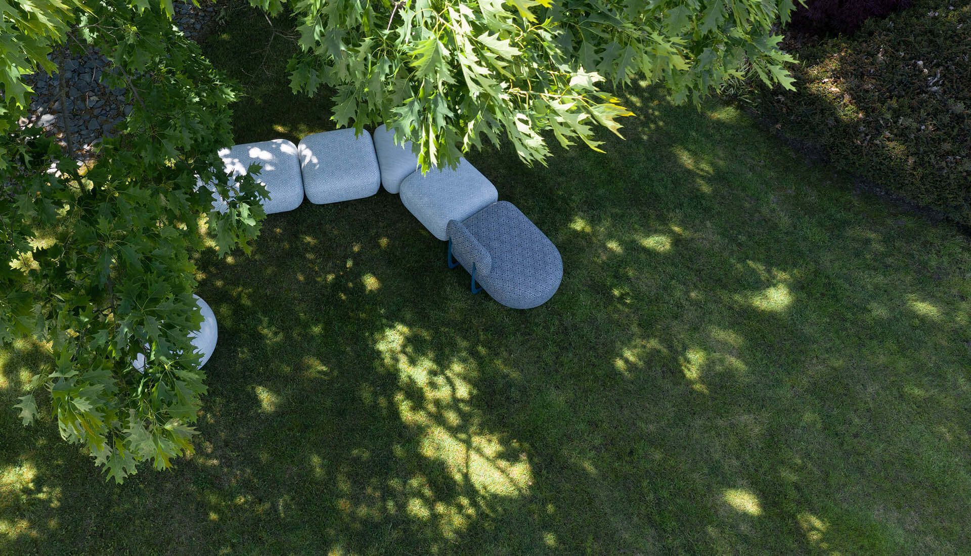 Ткань круглый сад пуфик True Design Code Out ARCH-00138872 - Вид №10