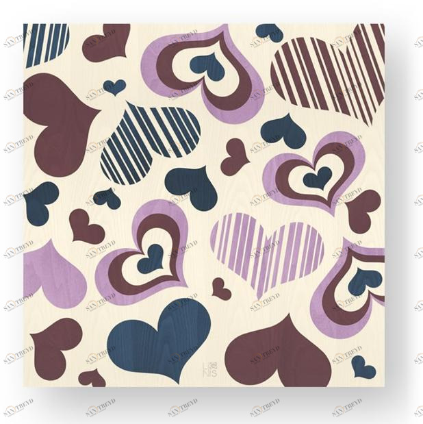 LIGNIS® Каркас из инкрустированного дерева Dolcevita love 11.042