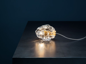 Стеклянная светодиодная наружная настольная лампа