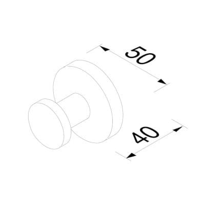 Металлическая вешалка для полотенец Geesa Nemox ARCH-00018019 - Вид №2