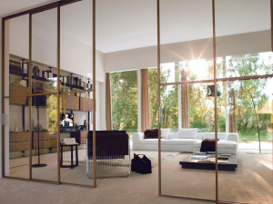 Стеклянная дверь