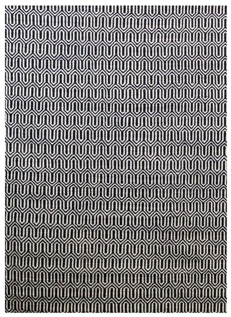 Gancedo Прямоугольный шерстяной коврик с геометрическими мотивами Dhurries sun-id-1442383 - Вид №12