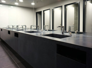 Столешница для умывальника в HIMACS