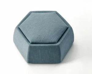 Saba Italia Пуф из ткани шестиугольной формы