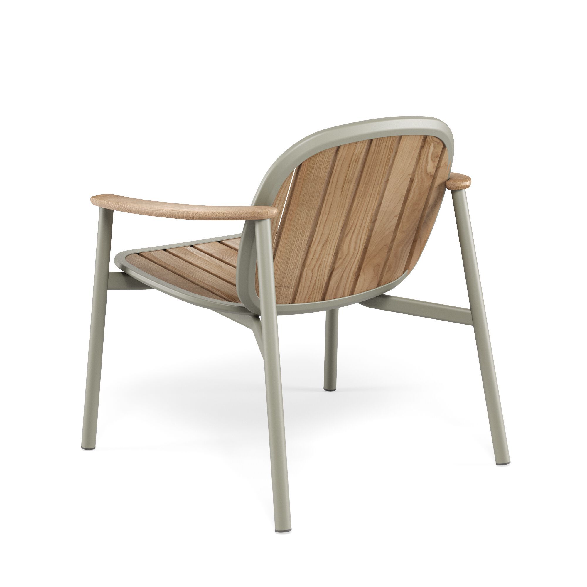 Садовое кресло из тикового дерева с подлокотниками emu Twins ARCH-00011014 - Вид №2