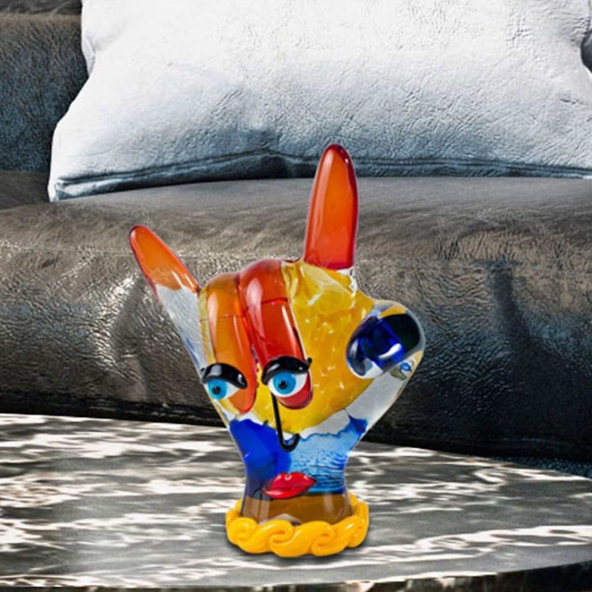 Абстрактная скульптура ручной работы из муранского стекла YourMurano Picasso'S Figures ARCH-00004960 - Вид №2