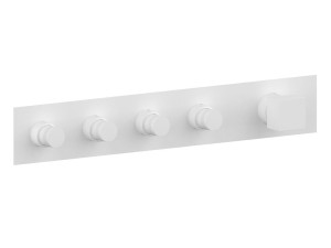 Смеситель для душа с 5 отверстиями с гидропрогрессией и пластиной