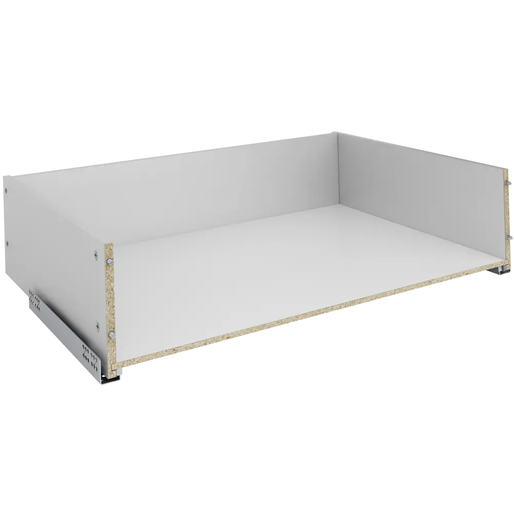 Выдвижной ящик DELINIA для кухни серый 75 см с полным выдвижением 82169305 STLM-0021008