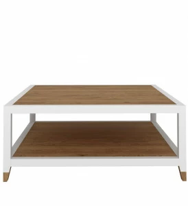 Журнальный столик квадратный с полкой дуб 100 см Arnika FURNITERA ARNIKA 120351 Коричневый