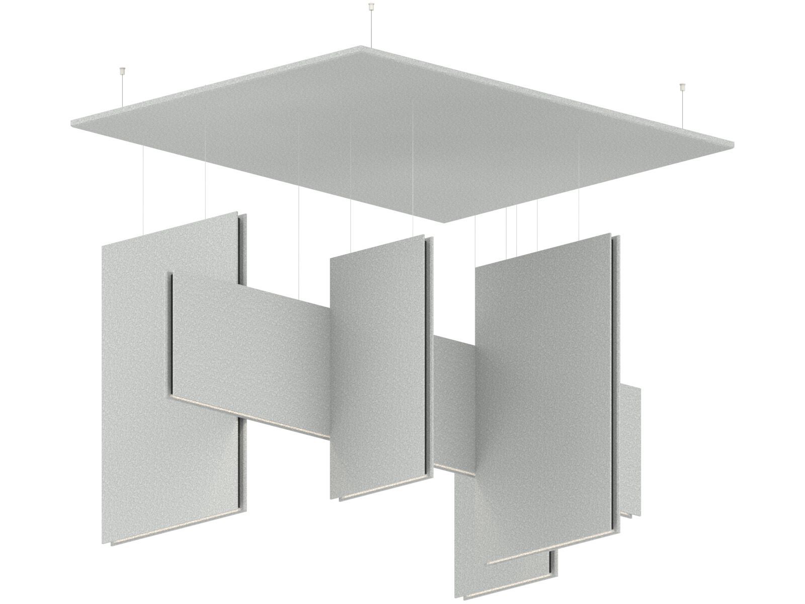 Рециркулированный Pet LED акустический подвесной светильник PROLICHT Колыбельная ARCH-00075621 - Вид №1