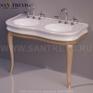 Консоль под раковину LANTE бежевая