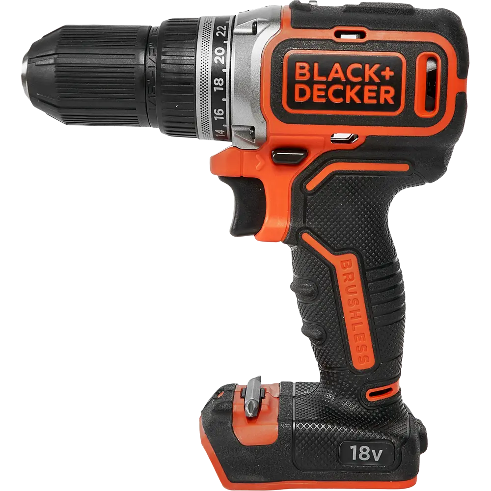 Дрель-шуруповерт аккумуляторная бесщеточная Black&Decker BL186N-XJ, 18 В без АКБ и ЗУ 82729968 STLM-2113075 BLACK + DECKER  - Вид №4