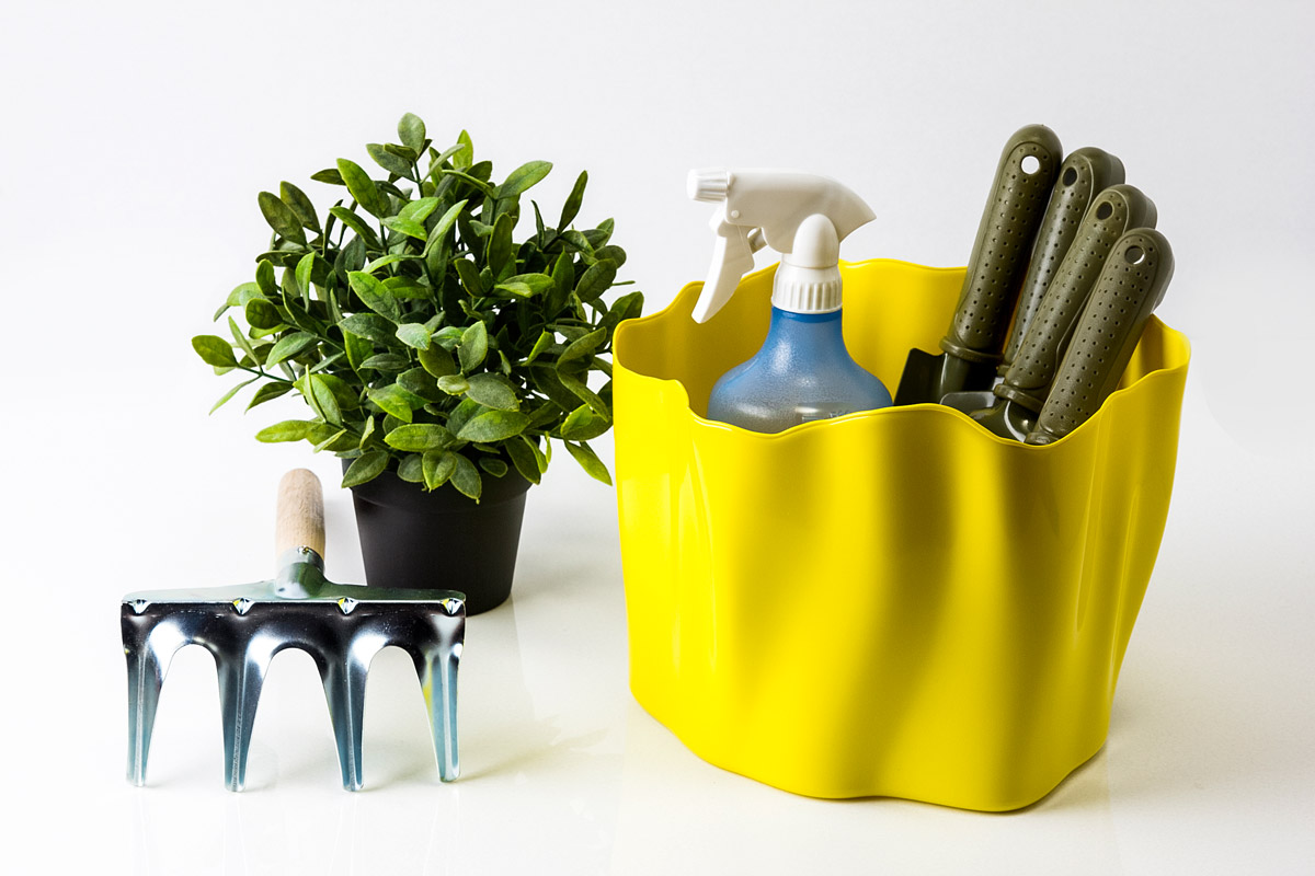 QL10142-YW Органайзер flow средний желтый Qualy  - Вид №2