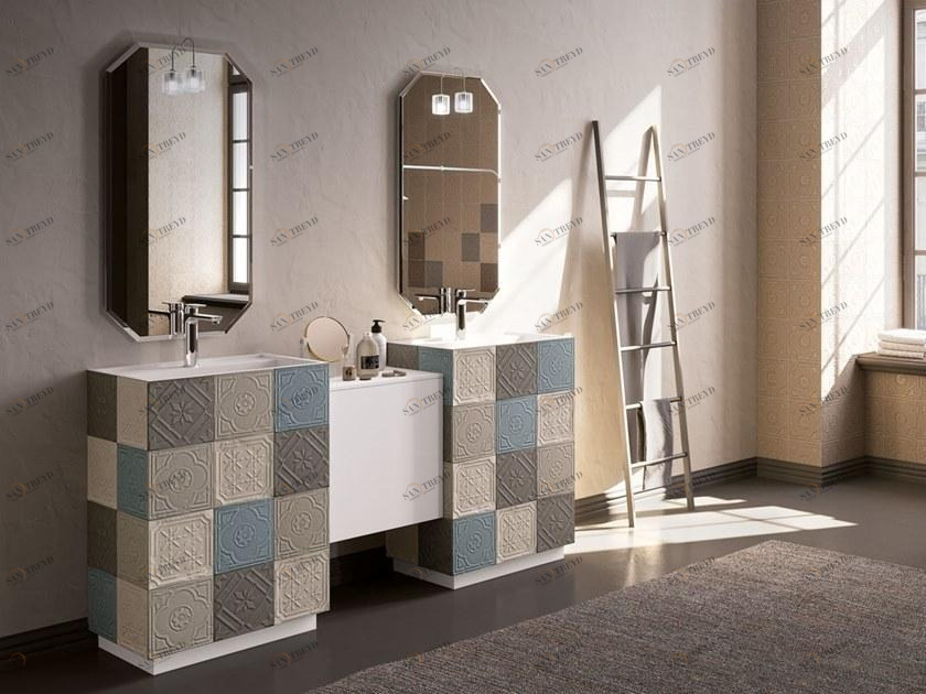 Archeda Тумба под умывальник из дерева с зеркалом Decò Deco sun-id-1516535