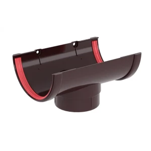 Воронка желоба пластиковая Grand Line 130 мм цвет шоколадный