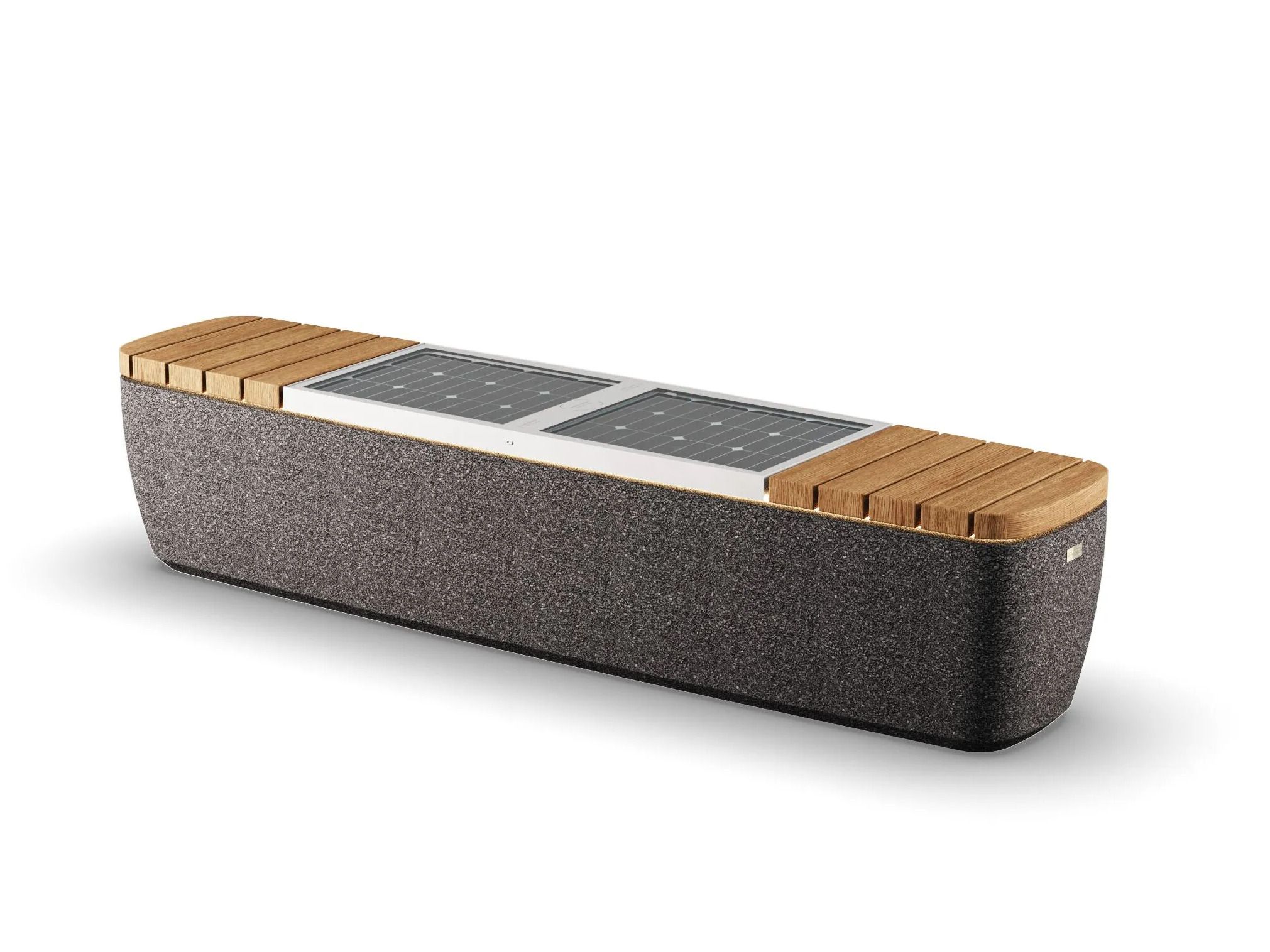 Солнечная бетонная скамья со встроенным освещением Kremen ARCH-00122992