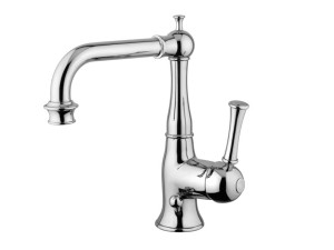 Однорычажный смеситель для раковины с автоматическим сливом