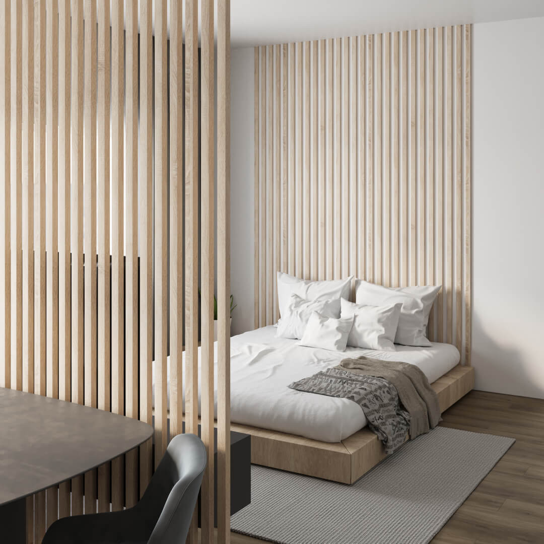 Интерьерная Рейка МДФ Stella Планкен Standard Дуб Сонома 16*60*2700 (уп.6 шт.) Standart STSR-836 - Вид №6