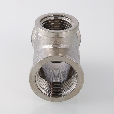 VTr.750.N.0705 Фитинг резьбовой – тройник переходной Valtec 1 1/4" х 3/4" х 1 1/4"  - Вид №6