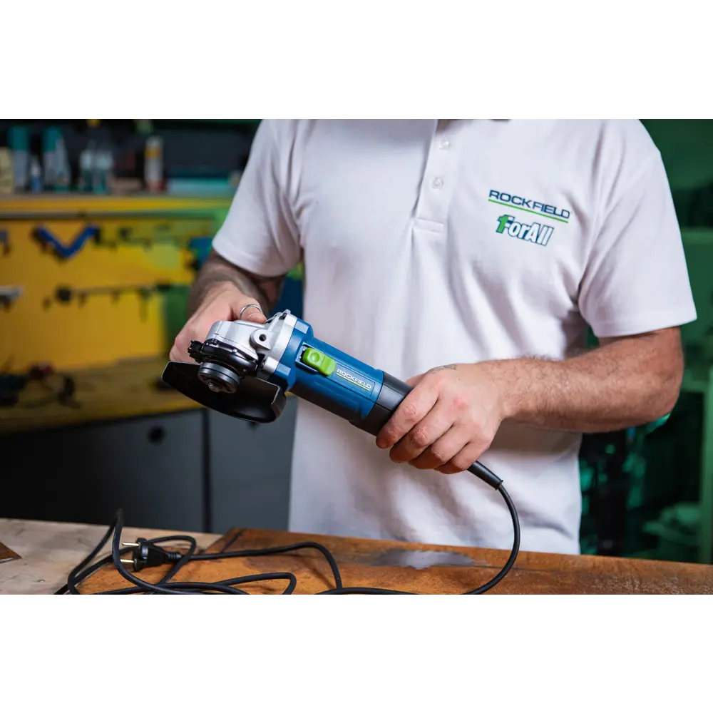 Угловая шлифмашина Rockfield RF90AG 900Вт для мастерской 89366515 STLM-0841867 - Вид №12