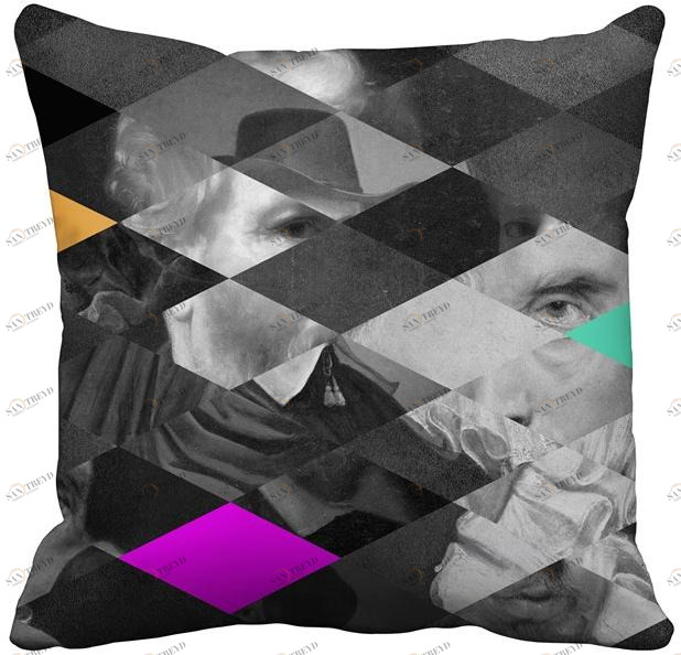 Mineheart Подушка из парусины квадратная  Acc/081 -bc 