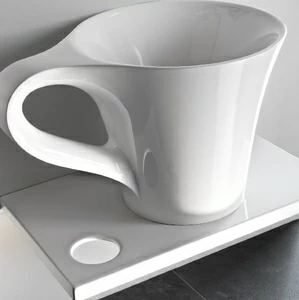 Керамическая полка под раковину CUP CWC001