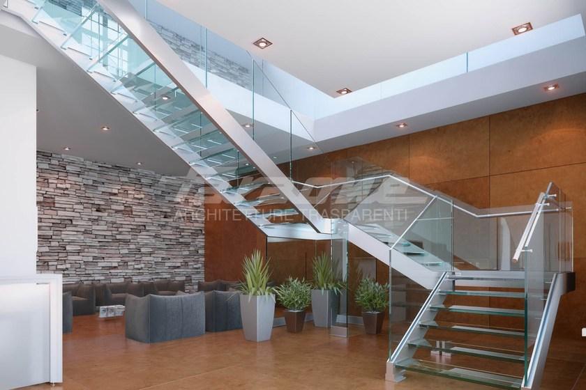 FARAONE Открытая лестница из алюминия и стекла Ninfa sun-id-1413967 - Вид №8