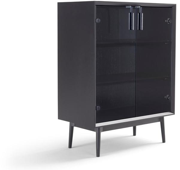 AMURA Комод из дерева и стекла с распашными дверцами Theo Am009.474 - Вид №1