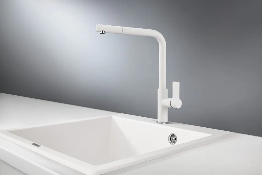 2502, АРКТИК (БЕЛЫЙ), СМЕСИТЕЛЬ КУХОННЫЙ GRANULA 2502-ST54